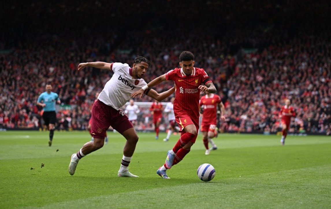 Liverpool vs West Ham (20:00 – 13/04) | Xem lại trận đấu